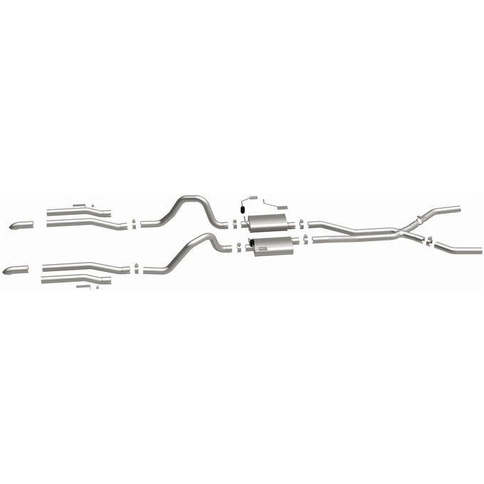 Street Series Crossmember-Back Performance Exhaust System <br>75-79 Chrysler Cordoba, 63-64 Dodge 330 Polara