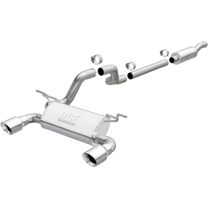 Street Series Cat-Back Performance Exhaust System <br>18-24 Jeep Wrangler 2.0L