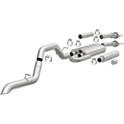 Overland Series Cat-Back Performance Exhaust System <br>15-22 Chevy Colorado, GMC Canyon 3.6L