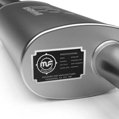 Overland Series Cat-Back Performance Exhaust System <br>16-23 Toyota Tacoma 3.5L