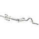 Overland Series Cat-Back Performance Exhaust System <br>22-24 Toyota Tundra 3.4L
