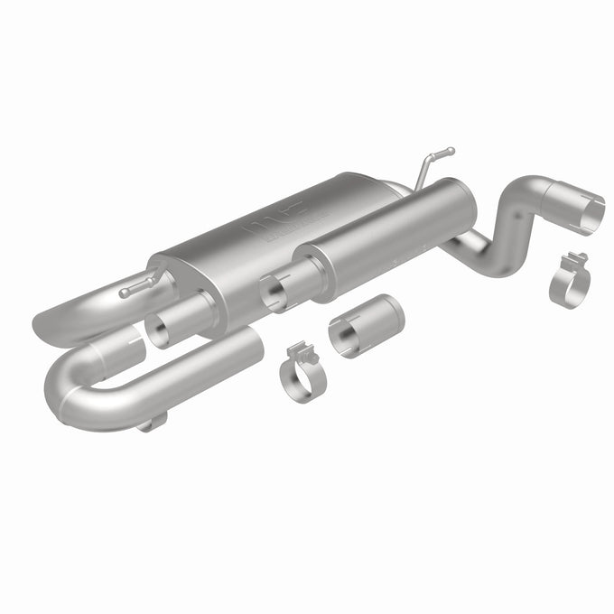 Overland Series Axle-Back Performance Exhaust System <br>18-24 Jeep Wrangler 2.0L, 3.6L