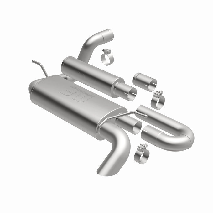 Overland Series Axle-Back Performance Exhaust System <br>18-24 Jeep Wrangler 2.0L, 3.6L