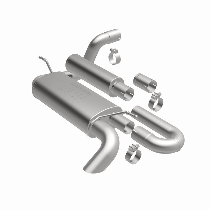 Overland Series Axle-Back Performance Exhaust System <br>18-24 Jeep Wrangler 2.0L, 3.6L