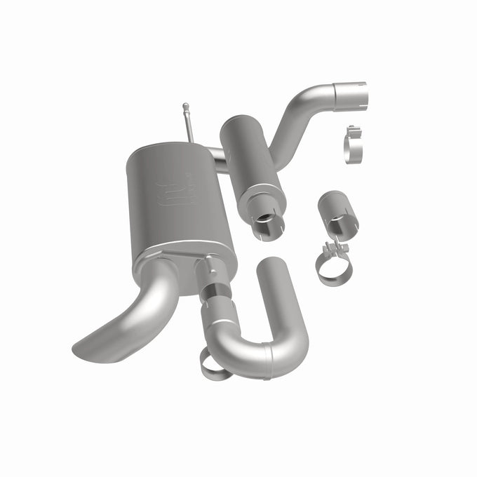 Overland Series Axle-Back Performance Exhaust System <br>18-24 Jeep Wrangler 2.0L, 3.6L