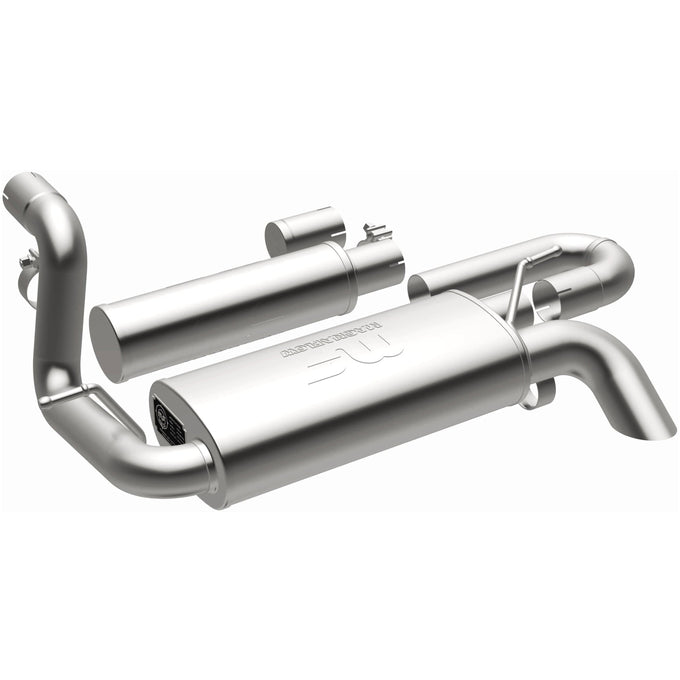 Overland Series Axle-Back Performance Exhaust System <br>18-24 Jeep Wrangler 2.0L, 3.6L