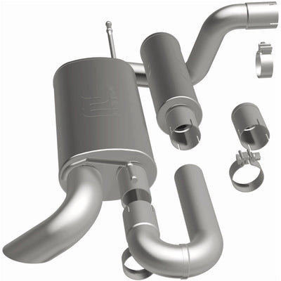 Overland Series Axle-Back Performance Exhaust System <br>18-24 Jeep Wrangler 2.0L, 3.6L