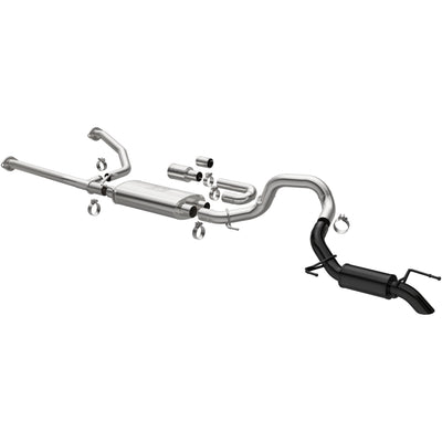 Overland Series Black Cat-Back Performance Exhaust System <br>23-24 Toyota Sequoia 3.4L