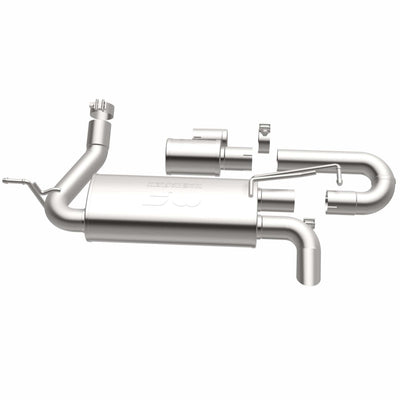 Overland Series Axle-Back Performance Exhaust System <br>2018 Jeep Wrangler JK 3.6L, 07-18 Wrangler 3.6L, 3.8L