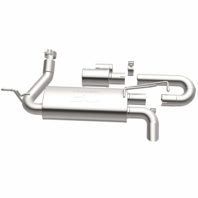 Overland Series Axle-Back Performance Exhaust System <br>2018 Jeep Wrangler JK 3.6L, 07-18 Wrangler 3.6L, 3.8L