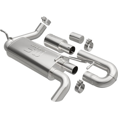 Overland Series Axle-Back Performance Exhaust System <br>2018 Jeep Wrangler JK 3.6L, 07-18 Wrangler 3.6L, 3.8L