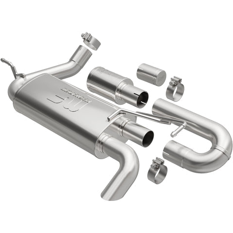 Overland Series Axle-Back Performance Exhaust System <br>2018 Jeep Wrangler JK 3.6L, 07-18 Wrangler 3.6L, 3.8L
