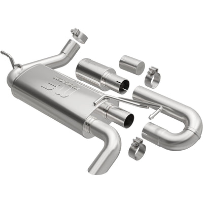 Overland Series Axle-Back Performance Exhaust System <br>2018 Jeep Wrangler JK 3.6L, 07-18 Wrangler 3.6L, 3.8L