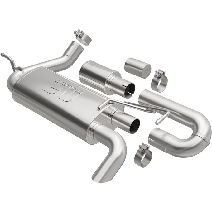 Overland Series Axle-Back Performance Exhaust System <br>2018 Jeep Wrangler JK 3.6L, 07-18 Wrangler 3.6L, 3.8L