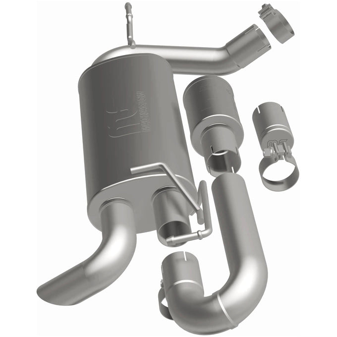 Overland Series Axle-Back Performance Exhaust System <br>2018 Jeep Wrangler JK 3.6L, 07-18 Wrangler 3.6L, 3.8L