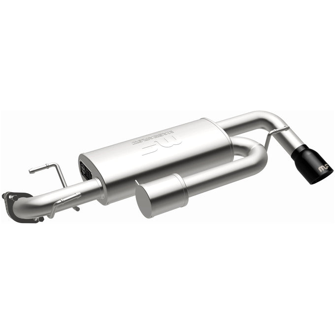 Overland Series Black Chrome Axle-Back Exhaust System <br> 18-23 Subaru Crosstrek