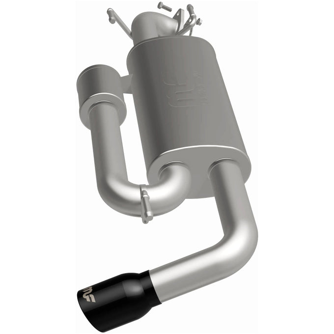 Overland Series Black Chrome Axle-Back Exhaust System <br> 18-23 Subaru Crosstrek