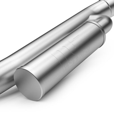 Overland Series Black Chrome Axle-Back Exhaust System <br> 18-23 Subaru Crosstrek