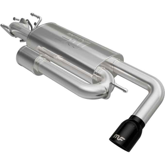Overland Series Black Chrome Axle-Back Exhaust System <br> 18-23 Subaru Crosstrek