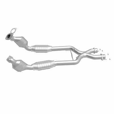 HM Grade Federal / EPA Compliant Direct-Fit Catalytic Converter <br>96-98 Ford Mustang