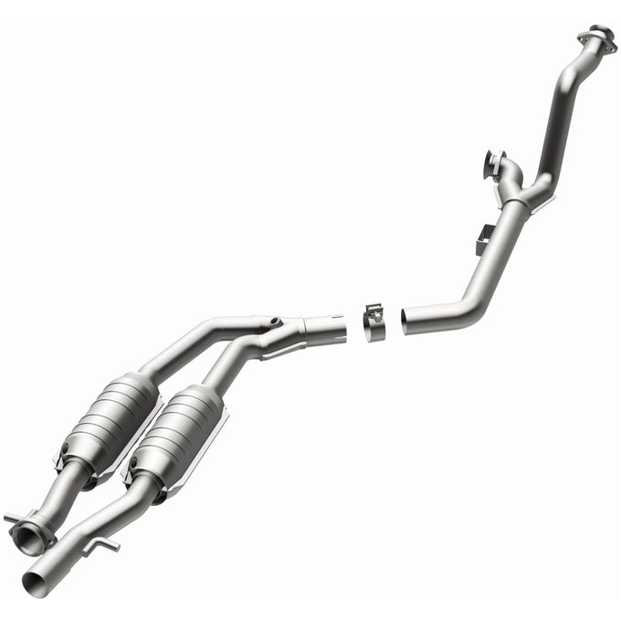 Standard Grade Federal / EPA Compliant Direct-Fit Catalytic Converter <br>92-93 Mercedes-Benz 400E, 1992 400SE, 1993 400SEL 4.2L