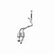 Standard Grade Federal / EPA Compliant Direct-Fit Catalytic Converter <br>92-93 Mercedes-Benz 400E, 1992 400SE, 1993 400SEL 4.2L