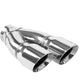3 in. Round Polished Exhaust Tip