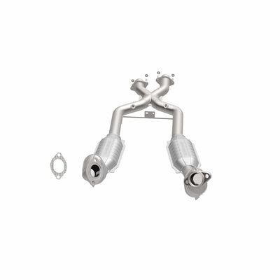 California Grade CARB Compliant Direct-Fit Catalytic Converter <br>96-98 Ford Mustang 4.6L