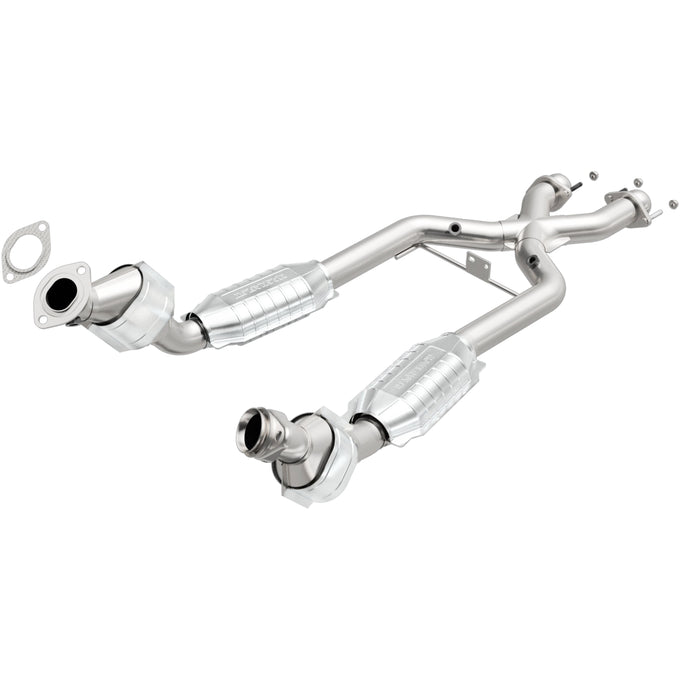 California Grade CARB Compliant Direct-Fit Catalytic Converter <br>96-98 Ford Mustang 4.6L