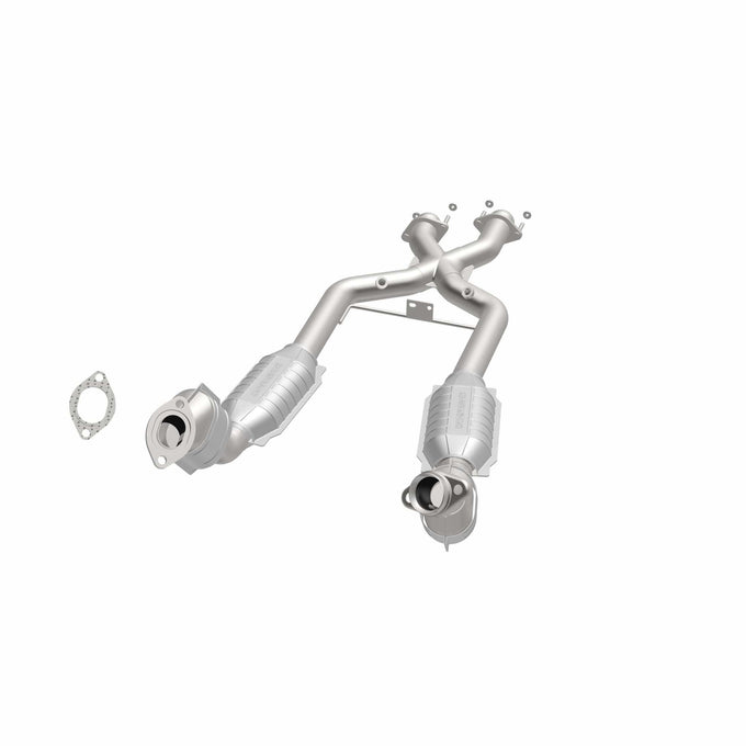 California Grade CARB Compliant Direct-Fit Catalytic Converter <br>96-98 Ford Mustang 4.6L