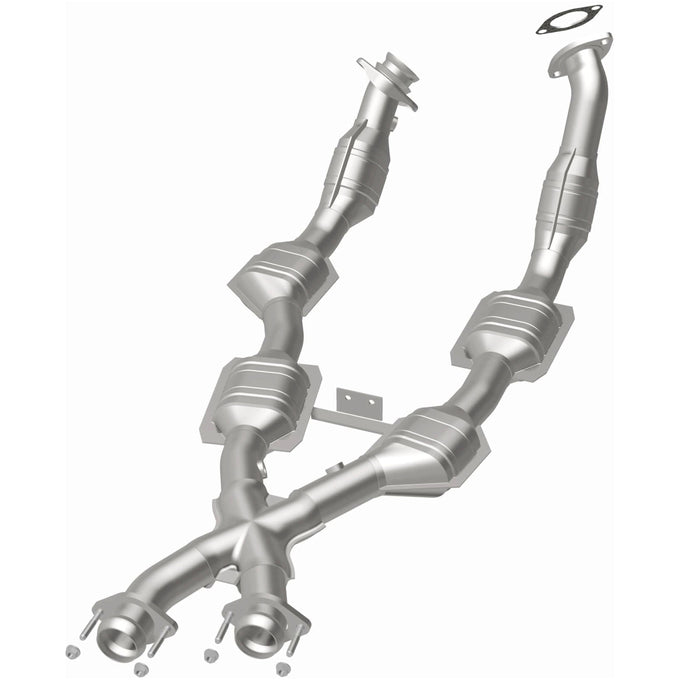 California Grade CARB Compliant Direct-Fit Catalytic Converter <br>96-98 Ford Mustang 4.6L
