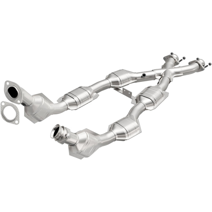 California Grade CARB Compliant Direct-Fit Catalytic Converter <br>96-98 Ford Mustang 4.6L
