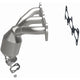 California Grade CARB Compliant Manifold Catalytic Converter <br>01-06 Kia Optima, 99-05 Hyundai Sonata, 03-06 Tiburon