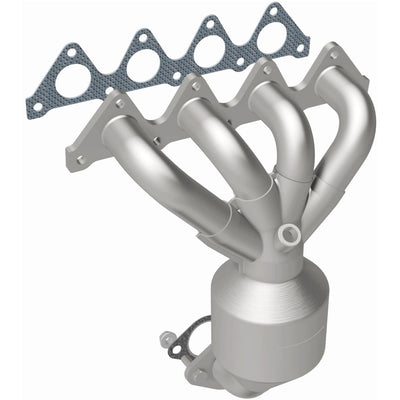 OEM Grade Federal / EPA Compliant Manifold Catalytic Converter <br>01-05 Hyundai Accent , 04-05 Dodge Verna 1.6L