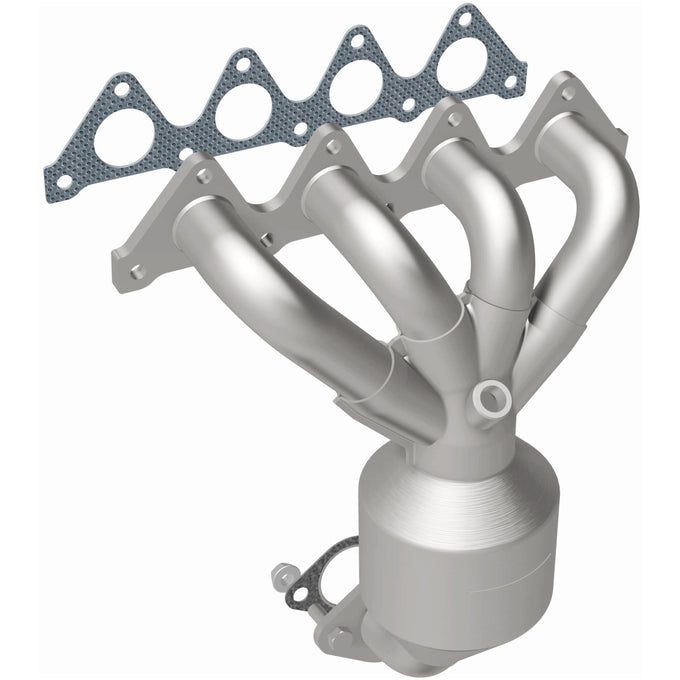 OEM Grade Federal / EPA Compliant Manifold Catalytic Converter <br>01-05 Hyundai Accent , 04-05 Dodge Verna 1.6L