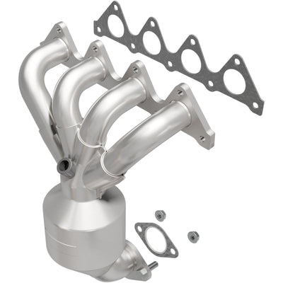 OEM Grade Federal / EPA Compliant Manifold Catalytic Converter <br>01-05 Hyundai Accent , 04-05 Dodge Verna 1.6L