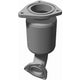 OEM Grade Federal / EPA Compliant Direct-Fit Catalytic Converter <br>99-02 Daewoo Lanos 1.6L
