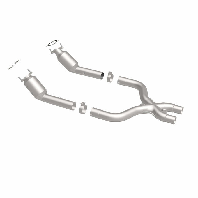 OEM Grade Federal / EPA Compliant Direct-Fit Catalytic Converter <br>11-14 Ford Mustang 5.0L