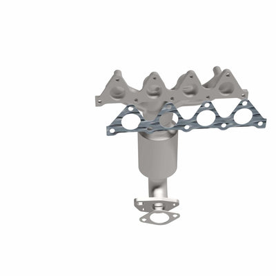 OEM Grade Federal / EPA Compliant Manifold Catalytic Converter <br>06-10 Kia Rio, Rio5, 06-09 Hyundai Accent