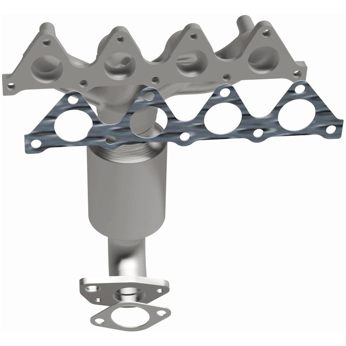 OEM Grade Federal / EPA Compliant Manifold Catalytic Converter <br>06-10 Kia Rio, Rio5, 06-09 Hyundai Accent