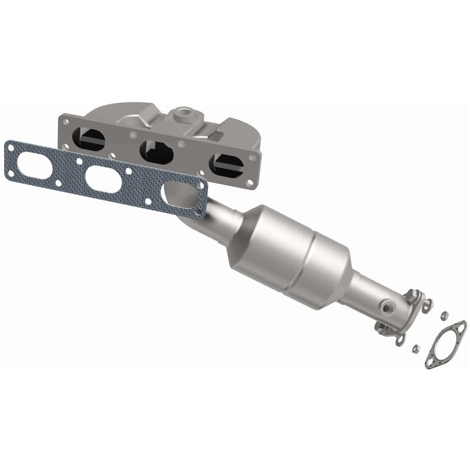 HM Grade Federal / EPA Compliant Manifold Catalytic Converter <br>04-05 BMW 525i 2.5L, 04-05 BMW 530i 3.0L