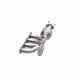 HM Grade Federal / EPA Compliant Manifold Catalytic Converter <br>06-08 BMW 750Li, 750i, 06-10 550i, 650i 4.8L