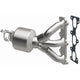 HM Grade Federal / EPA Compliant Manifold Catalytic Converter <br>05-10 Kia Sportage 2.7L, 05-09 Hyundai Tucson 2.7L