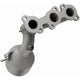 HM Grade Federal / EPA Compliant Manifold Catalytic Converter <br>06-08 Lexus RX400h, 06-10 Toyota Highlander 3.3L