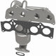 HM Grade Federal / EPA Compliant Manifold Catalytic Converter <br>02-09 Toyota Camry 2.4L, 02-08 Toyota Solara 2.4L