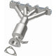 OEM Grade Federal / EPA Compliant Manifold Catalytic Converter <br>04-10 Chevy Malibu, 06-10 Pontiac G6, 07-09 Saturn Aura