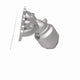 OEM Grade Federal / EPA Compliant Manifold Catalytic Converter <br>07-09 Hyundai Santa Fe 2.7L