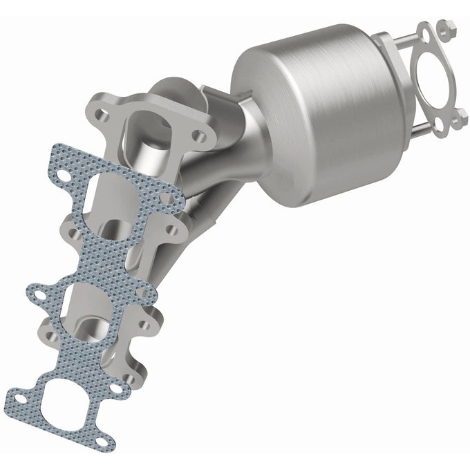 OEM Grade Federal / EPA Compliant Manifold Catalytic Converter <br>05-10 Kia Sportage, Hyundai Tucson 2.7L