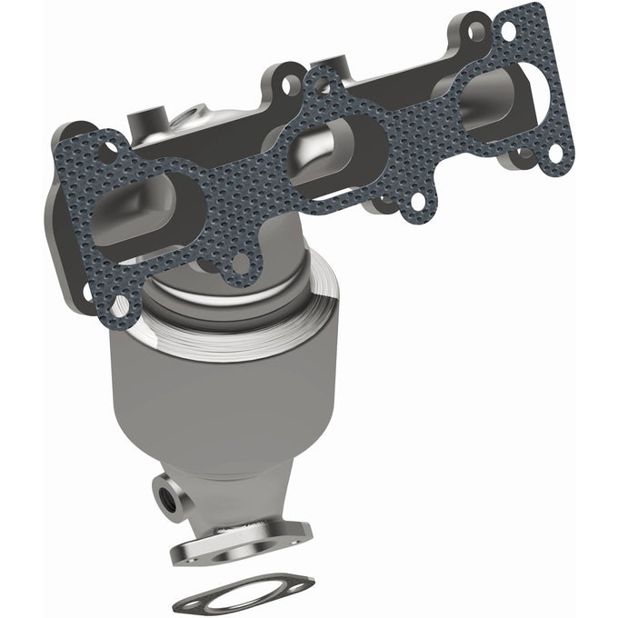 OEM Grade Federal / EPA Compliant Manifold Catalytic Converter <br>05-09 Kia Sportage, Hyundai Tucson 2.7L