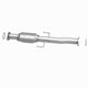 OEM Grade Federal / EPA Compliant Direct-Fit Catalytic Converter <br>99-04 Toyota Tacoma 2.4L, 2.7L